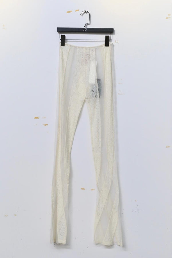 Un Morceau lace stitching rotating pants UM231XZ02